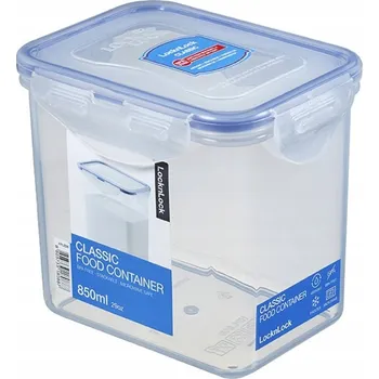 Dóza na potraviny Lock & Lock HPL808 Obdélníková Krabička 0.85L Modrá, Průhledný nádoba na uskladnění potravin
