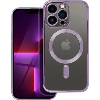Pouzdro na mobilní telefon OEM Pouzdro Electro Mag Cover APPLE IPHONE 13 PRO fialové