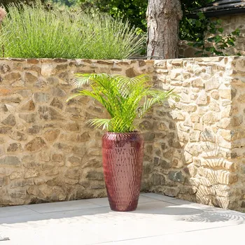 Květináč Keramický Květináč , červený Provencelia 69 cm x 36 x 69 cm