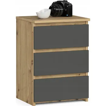 Noční stolek Noční stolek 40 cm CL3 grafit artisan-grafit noční stolek AKD
