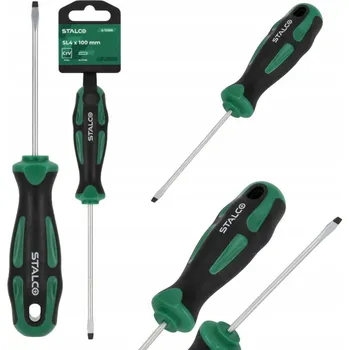 Šroubovák ŠROUBOVÁK PLOCHÝ 4 X 100 MM CrV STALCO S-12356