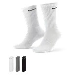 Nike Everyday Cushioned 3 páry bílá/šedá/černá EU 34/38