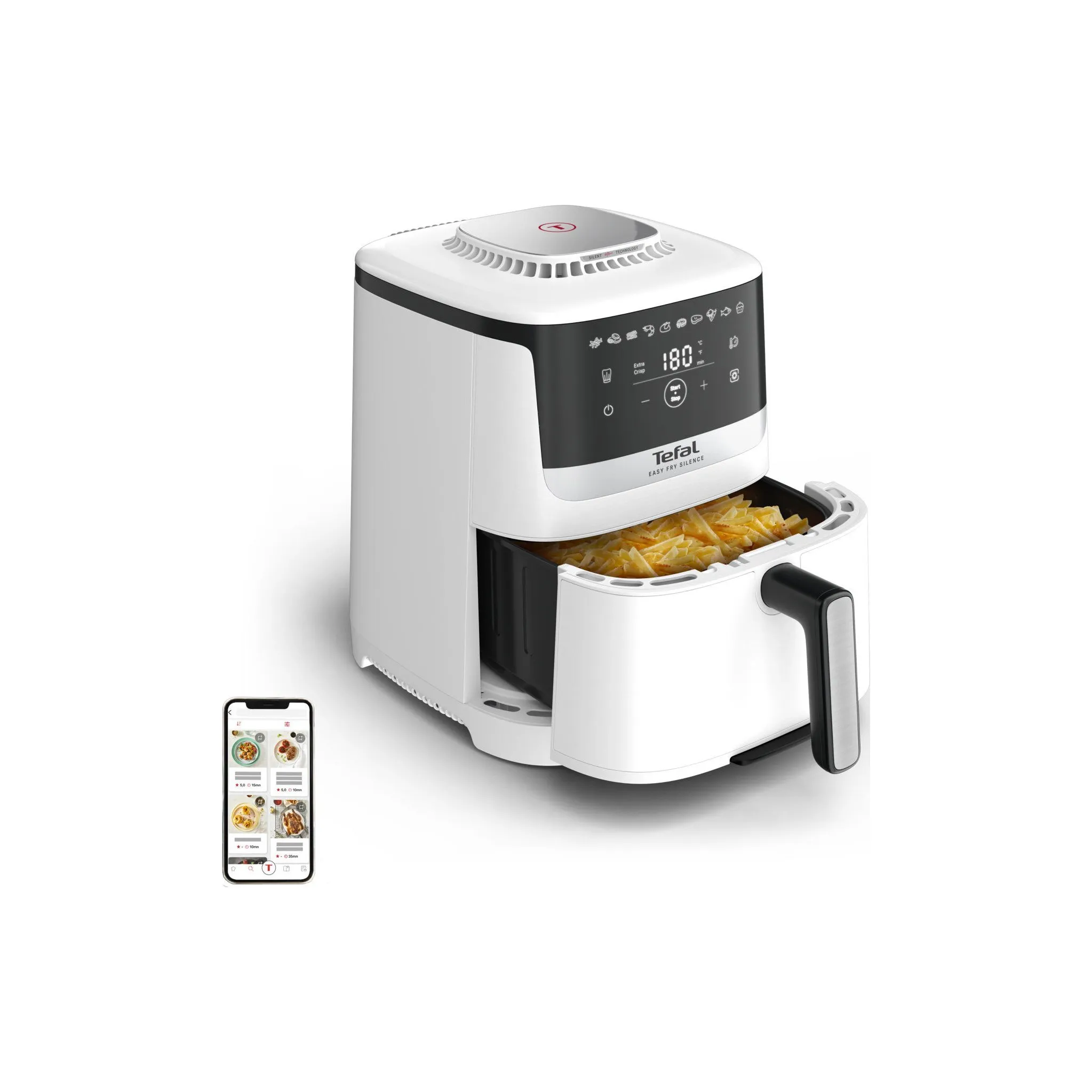 Fotografie 3 - Fritéza Tefal Easy Fry Silence EY5521E0