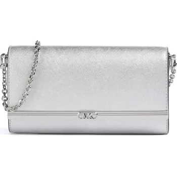 Módní doplněk Michael Kors Mona - Kabelka přes rameno v stříbrná, kůže, 215620 | Kabelky pro ženy & muže