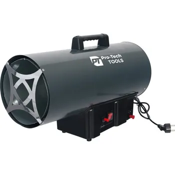 Průmyslové topidlo GEKO Plynový ohřívač vzduchu 60kW Pro-Tech TOOLS 15542 GH-50M
