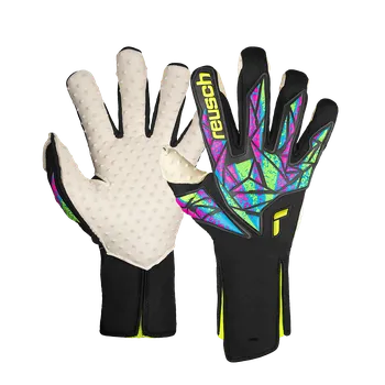 Brankářské rukavice Reusch Attrakt SpeedBump Strapless AdaptiveFlex černá/žlutá UK 9,5