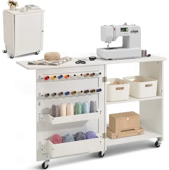 Příslušenství k šicímu stroji VEVOR FRZJYXXKZDBHL2LV9V0 skládací šicí stůl