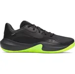 Unisex obuv na basketbal Under Armour LOCKDOWN 7 LOW 12 Černá, Reflexní neon