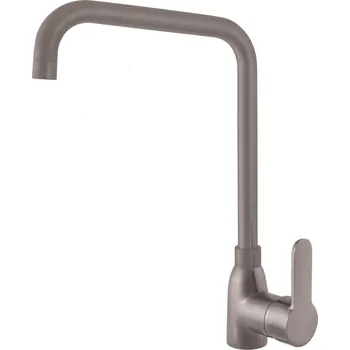 Vodovodní baterie ZAMBEZI - Dřezová baterie, Metal Grey - lesklá ZA007.0/5MGL, RAV Slezák Barva: METAL GREY - lesklá, Rozměr: 1/2"