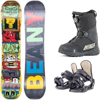 Snowboarding Beany Coco dětský snowboard + Beany Junior vázání + Beany Avenger BS boty 115 cm + S - EU 36-38 + DÁREK + Doprava ZDARMA