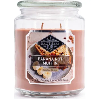 Svíčka Candle Brothers Vonná svíčka Banana Nut Muffin - 510g