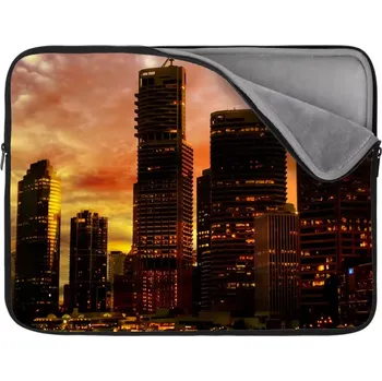 pouzdro na notebook Sablio Obal na notebook Mrakodrapy - 13"