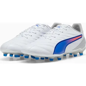 Kopačky Puma KING Pro FG/AG bílá/modrá EUR 42 1/2