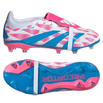 Kopačky Adidas Predator Elite FT FG bílá/růžová/modrá EUR 36 2/3