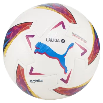 Fotbalový míč Puma Orbita LaLiga 1 bílá/barevná UK 5