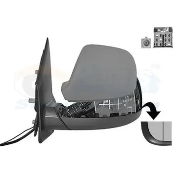 Auto zrcátko Vnější zpětné zrcátko VAN WEZEL 5791817
