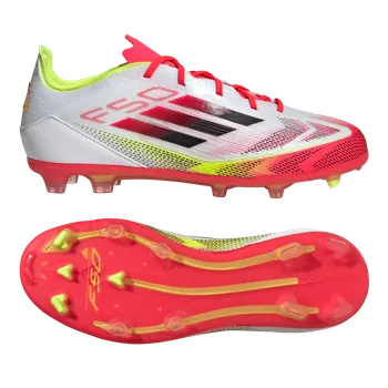 Kopačky Adidas F50 Elite FG bílá/červená/žlutá EUR 36 2/3