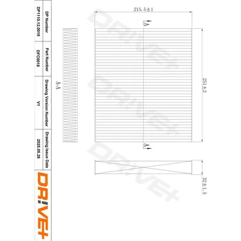 Klimatizace automobilu Kabinový (pylový) filtr DRIVE+ DP1110.12.0018