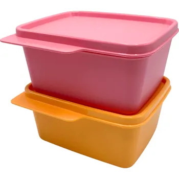 Dóza na potraviny Tupperware Sada Klasik 500ml (2ks) Velikost: Oranžová+Růžová