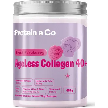 Kloubní výživa Protein a Co ProteinaCo AgeLess Collagen 40+ 400 g Příchuť: Fresh raspberry