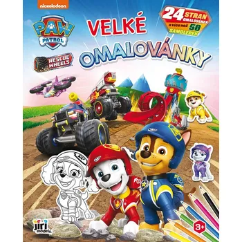 omalovánky JIRI MODELS Omalovánky velké se samolepkami Tlapková Patrola