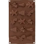 Forma na pečení vánočního cukroví ORION 29x17x1,5cm Brown
