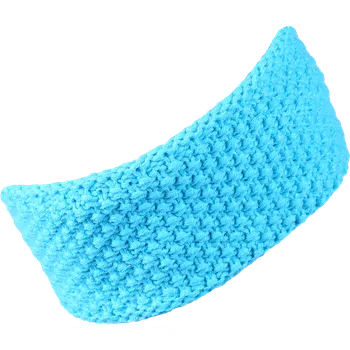 Čelenka Unisex pletená čelenka Sherpa LAURA modrá UNI