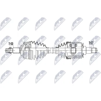 Hřídel nápravy Hnací hřídel NTY NPW-TY-239