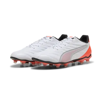 Kopačky Puma KING Pro FG/AG bílá/červená/černá EUR 42 1/2