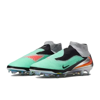 Kopačky Nike Phantom 6 High Elite LE FG stříbrná/černá/tyrkysová EUR 44 1/2