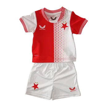Castore SK Slavia Praha domácí 2025/2026 bílá/červená UK 12/18M