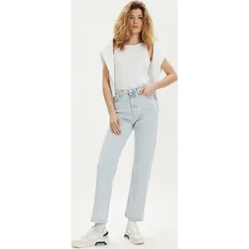 Pánské džíny Tommy Jeans Jeansy Julie DW0DW17613 Světle modrá Straight Fit 25_30