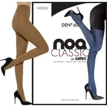 Dámské punčochy Dámské punčocháče Mireille NOQ 40 DEN - 2 (S) / béžová