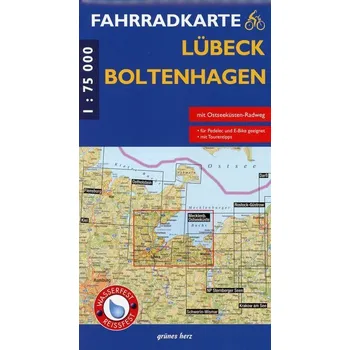 Fahrradkarte Lübeck, Boltenhagen 1:75.000