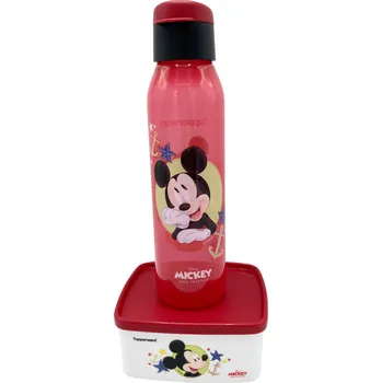 Svačinový box Sada Voděnka +kostka (DISNEY) tupperware Velikost: Mickey mouse