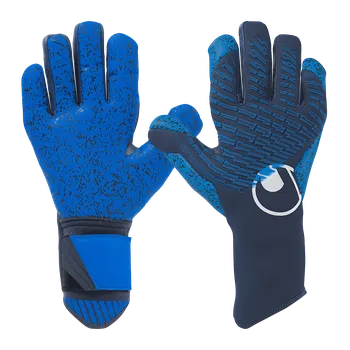 Brankářské rukavice Uhlsport FM Aquagrip HN modrá UK 10,5