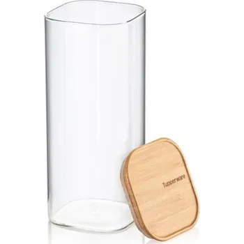 Dóza na potraviny Tupperware Bambuska 1,9 l, dóza na suché potraviny, do spíže. skleněná doza