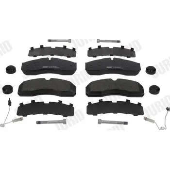 Brzdová destička Sada brzdových destiček, kotoučová brzda JURID 2916009561