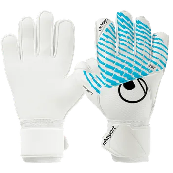 Brankářské rukavice Uhlsport FM Cybertec Supersoft modrá/bílá UK 8