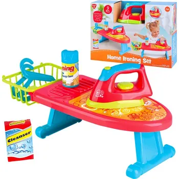 Hračka pro nejmenší PLAYGO - Domácí žehlicí sada (nová verze) 9 ks