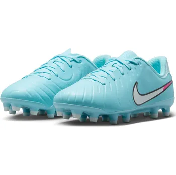 Kopačky Nike Tiempo Legend 10 Academy FG/MG světle modrá/růžová EUR 33