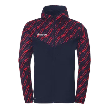Pánská móda Uhlsport Progressive 28 Multi Hood Jacket tmavě modrá/červená UK Junior L