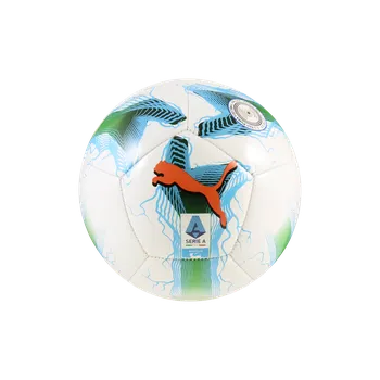Fotbalový míč Puma Orbita Serie A bílá/modrá/zelená UK 1