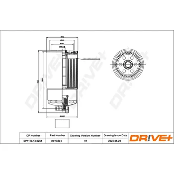 Palivový filtr Palivový filtr DRIVE+ DP1110.13.0261