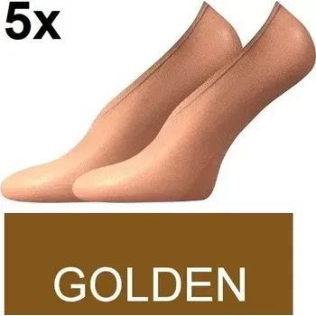Dámské oblečení Dámské ťapky Nylon Step - 5 párů - golden