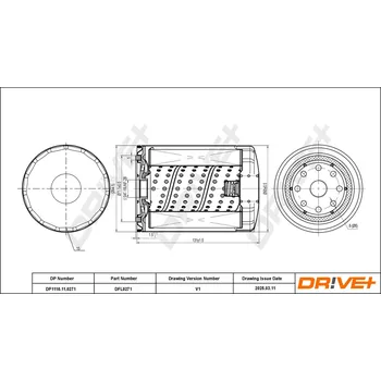 Olejový filtr Olejový filtr DRIVE+ DP1110.11.0271