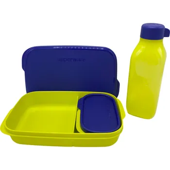 Termoska Tupperware ECO obědář s Voděnkou 500ml (ModroŽlutý)