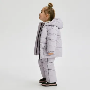 Reserved - Pogumovaného bunda s kapucí - levandulová - 210EX-04X - 210EX-04X-86