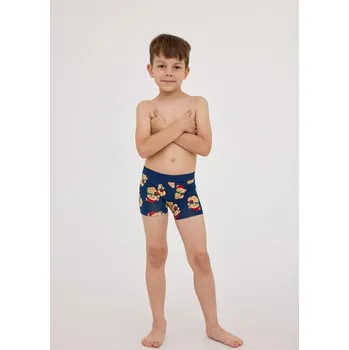 Chlapecké pyžamo Boxerky klučičí Cornette 152 medvídek Teddy modré Velikost: 122-128