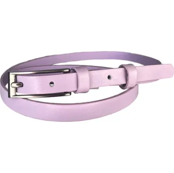 Opasek PENNY BELTS Dámský kožený opasek 15-1-06 lila - 80 cm